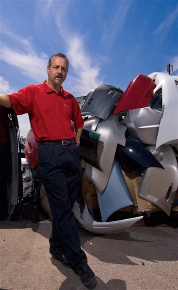 commercial corporate photography executive portrait autobody shop
